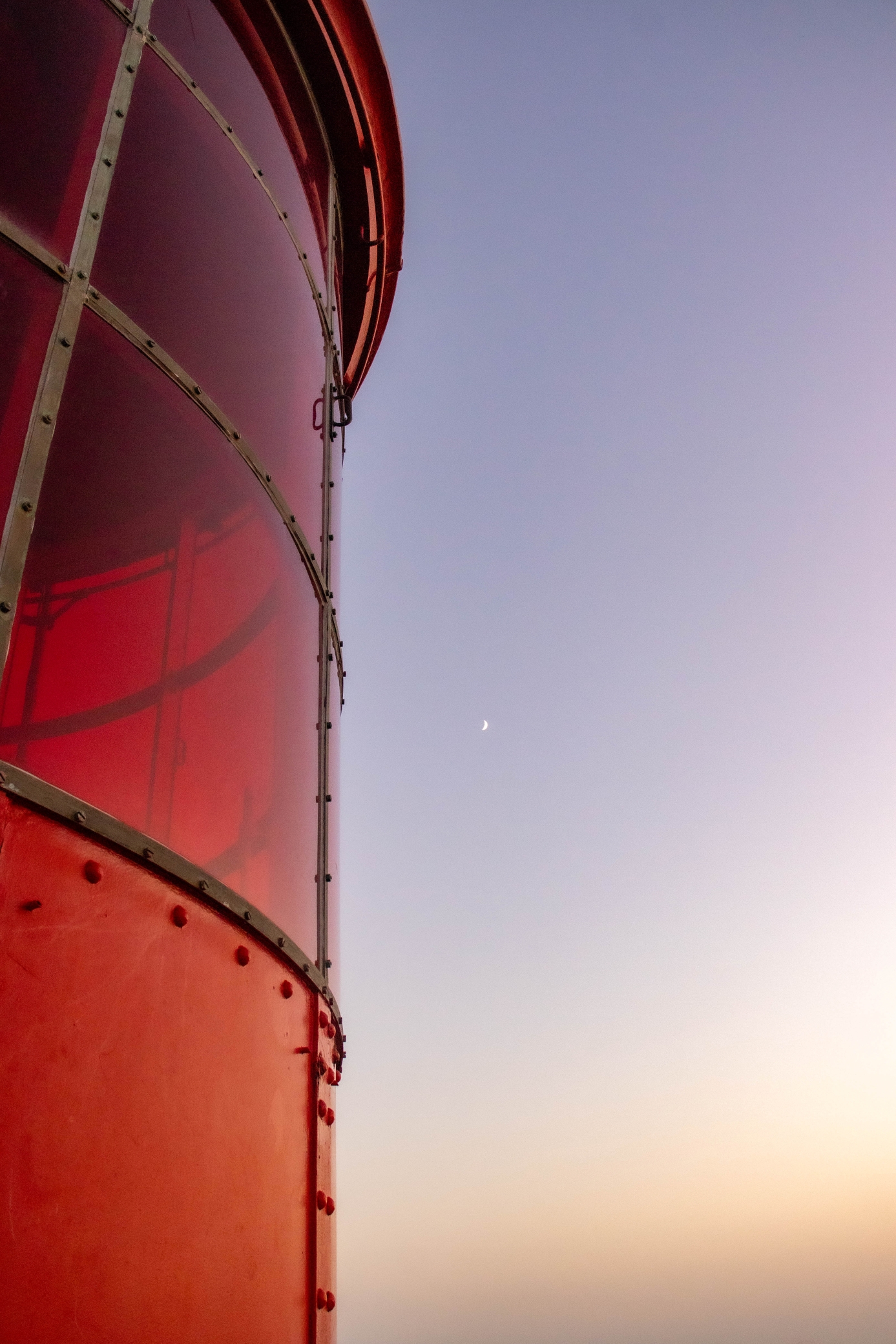 Détail du système optique du Phare du Cap Ferret.