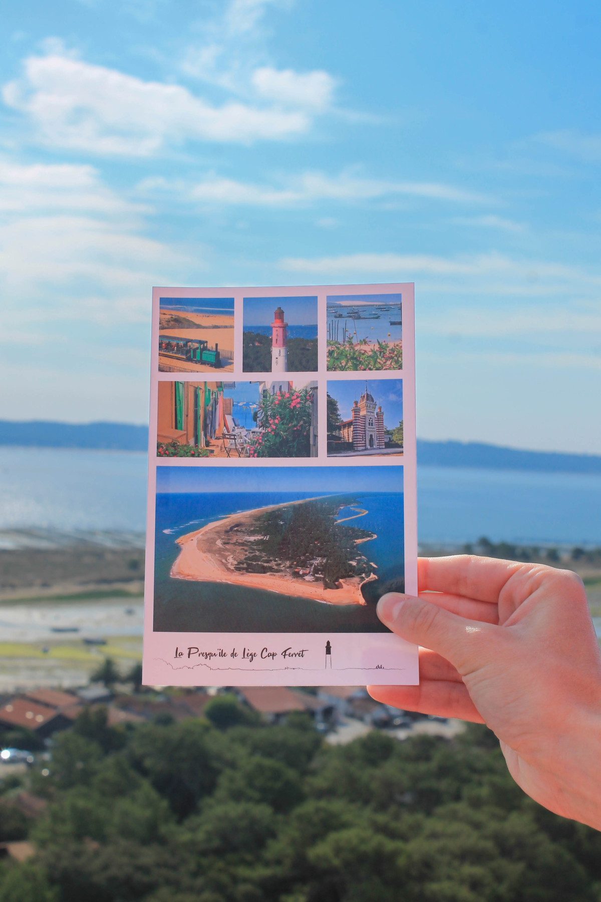 Ahoy, navigateur ! Tu cherches à envoyer un message à tes proches restés au port ?

Nos cartes postales sont de véritables trésors pour partager un bout de ta visite au Phare du Cap Ferret. Parfaites pour glisser dans ton sac de marin, tu peux les envoyer aux quatre coins du monde ou les garder comme souvenir de ton passage.

