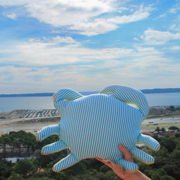 Ohé petits moussaillons ! Vous cherchez un compagnon de bord ?

Nos peluches sont de véritables gardiens tout doux pour accompagner les jeunes marins dans leurs aventures. 
Elles résistent aux tempêtes de câlins et aux grandes marées d'affection.