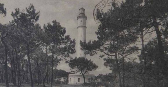 Histoire du Phare du Cap Ferret, le Phare avant la guerre, carte postale ancienne