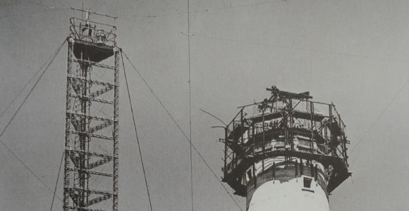 Histoire du Phare du Cap Ferret, les origines, la reconstruction après la guerre, échafaudage jusqu'au sommet